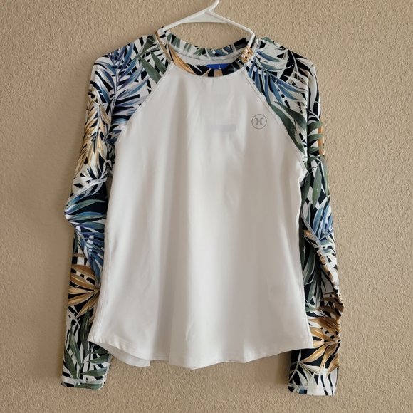 Hurley Other - Hurley Ladies' Long Sleeve Rashguard Pull Over UPF 50+ Sun Protection NWT